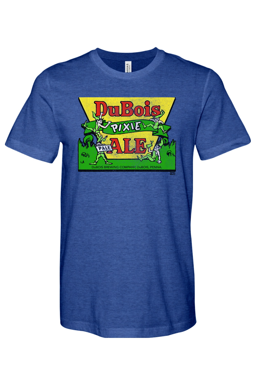 Dubois Pixie Ale - Bella + Canvas Heathered Jersey Tee - Yinzylvania