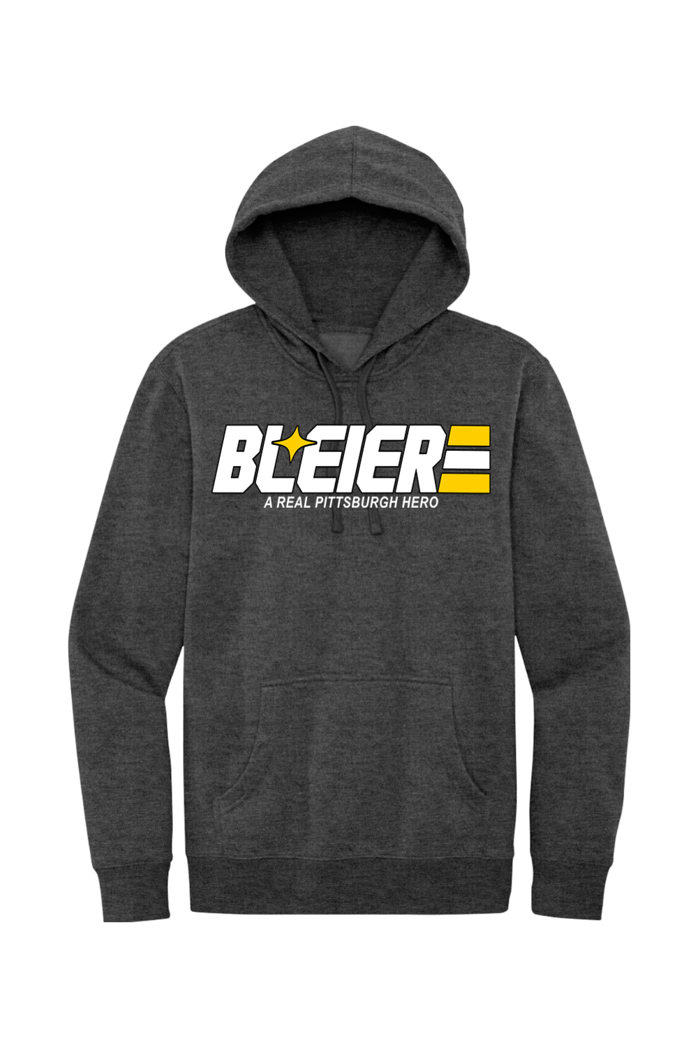 Bleier - A Real Pittsburgh Hero - Fleece Hoodie - Yinzylvania