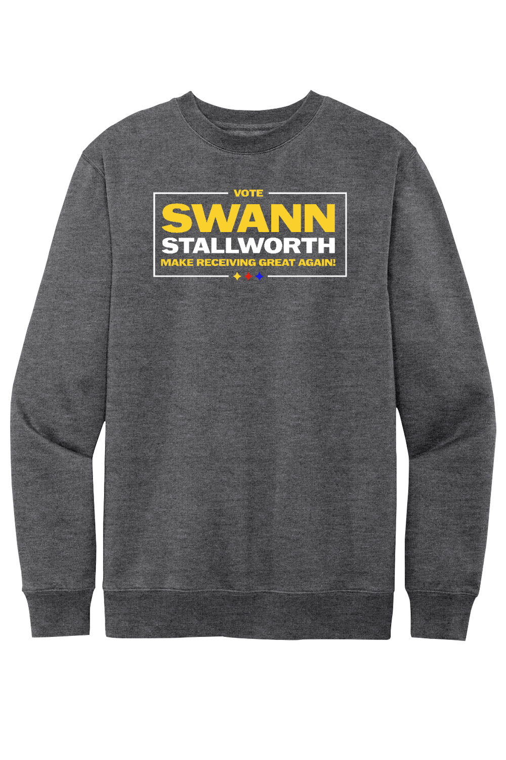 Vote Swann Stallworth - Fleece Crewneck Sweatshirt - Yinzylvania