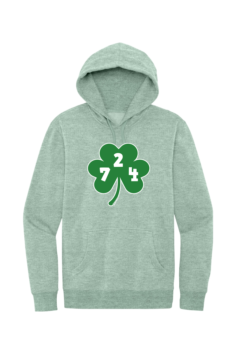 724 Shamrock - Fleece Hoodie - Yinzylvania