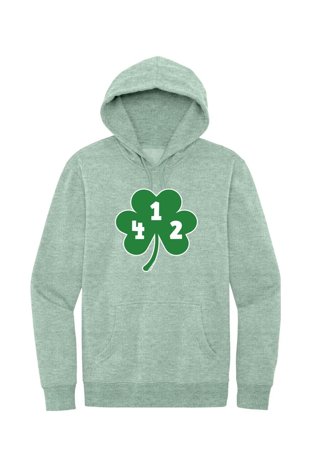 412 Shamrock - Fleece Hoodie - Yinzylvania