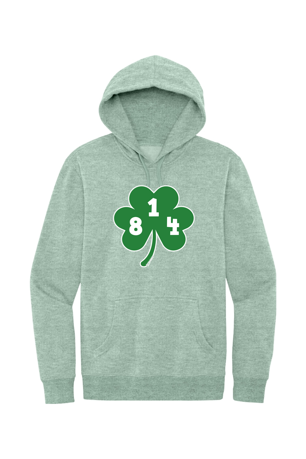 814 Shamrock - Fleece Hoodie - Yinzylvania