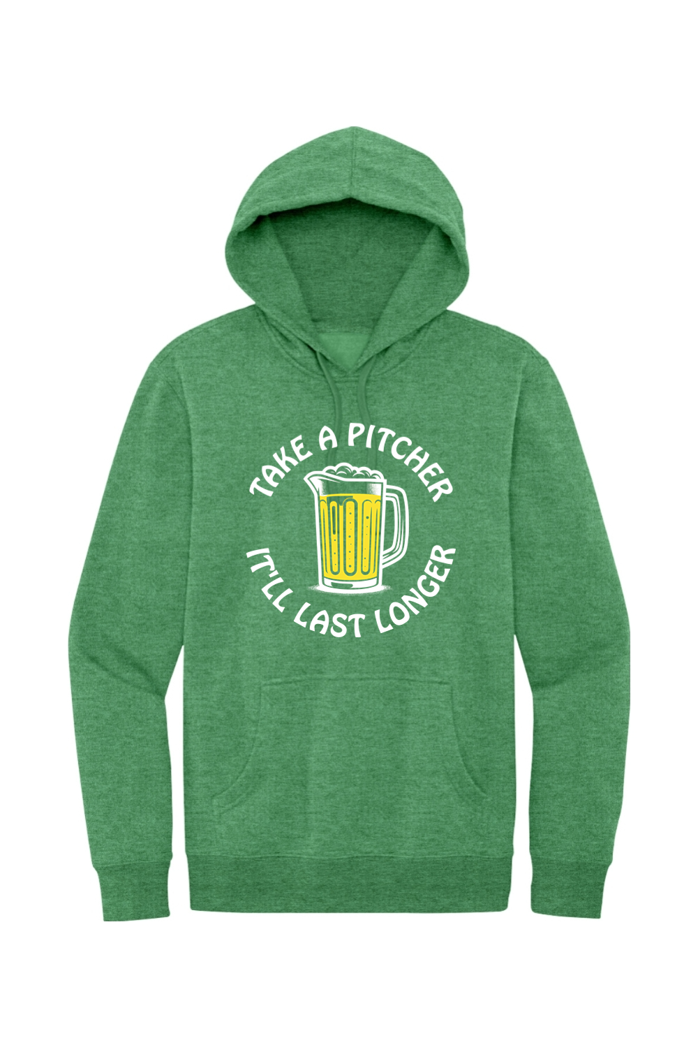 Take a Pitcher, It'll Last Longer - Fleece Hoodie - Yinzylvania
