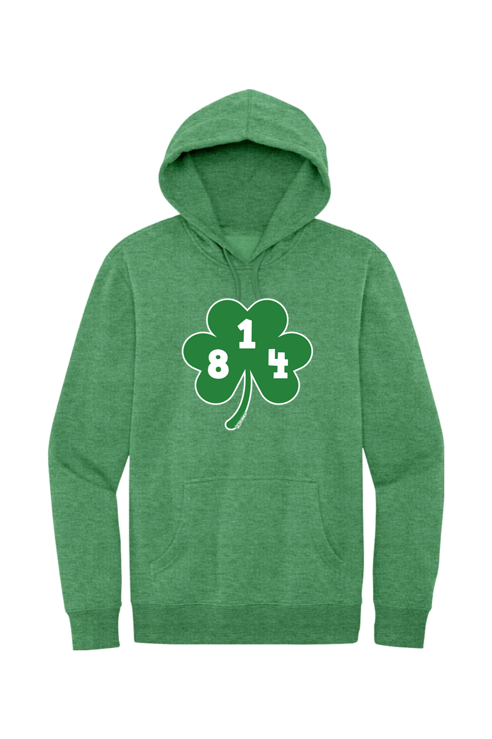 814 Shamrock - Fleece Hoodie - Yinzylvania