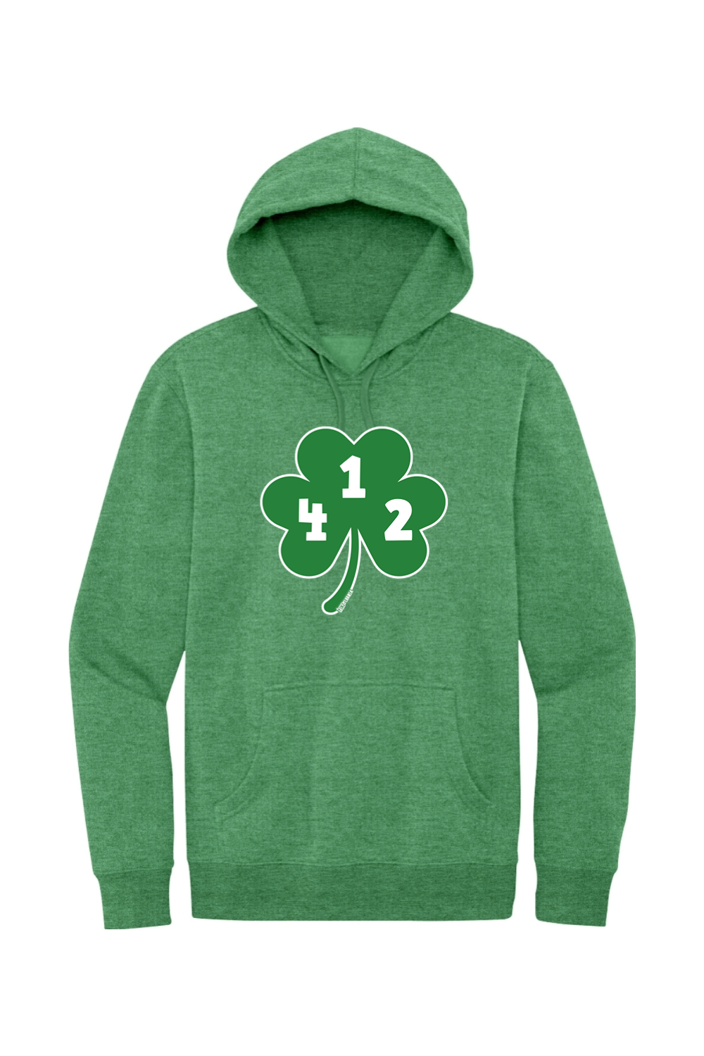 412 Shamrock - Fleece Hoodie - Yinzylvania