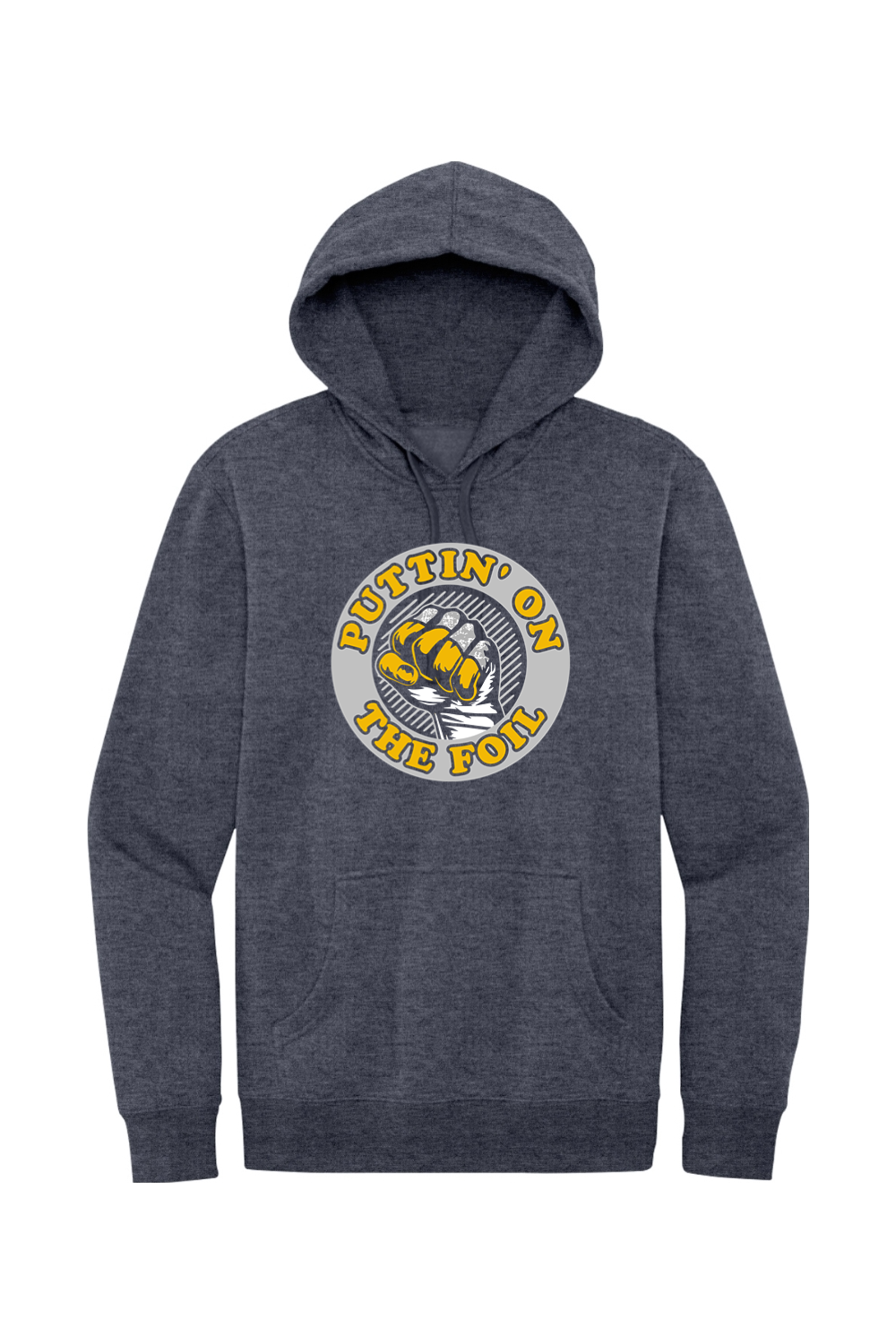 Puttin' on the Foil - Fleece Hoodie - Yinzylvania