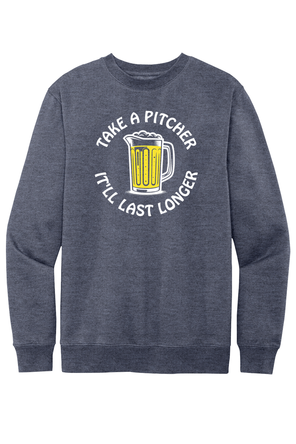 Take a Pitcher, It'll Last Longer - Fleece Crewneck Sweatshirt - Yinzylvania