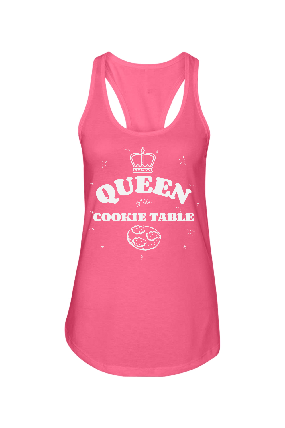 Queen of the Cookie Table - Ladies Racerback Tank - Yinzylvania