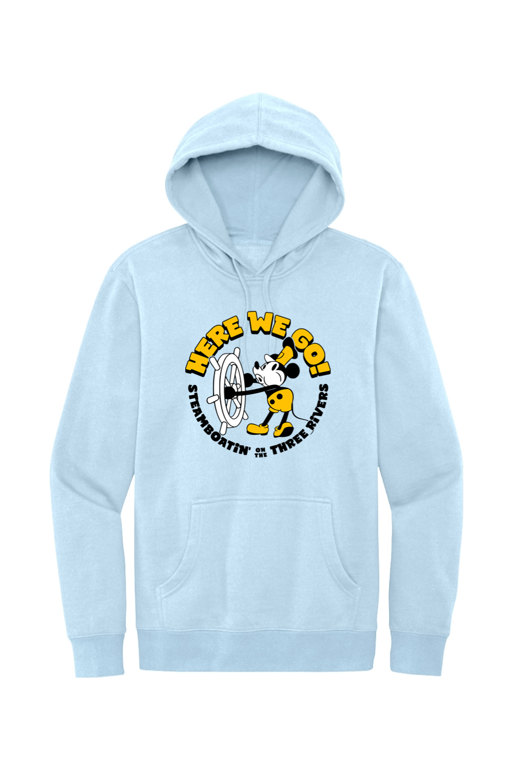 Steamboatin' on the Three Rivers - Fleece Hoodie - Yinzylvania