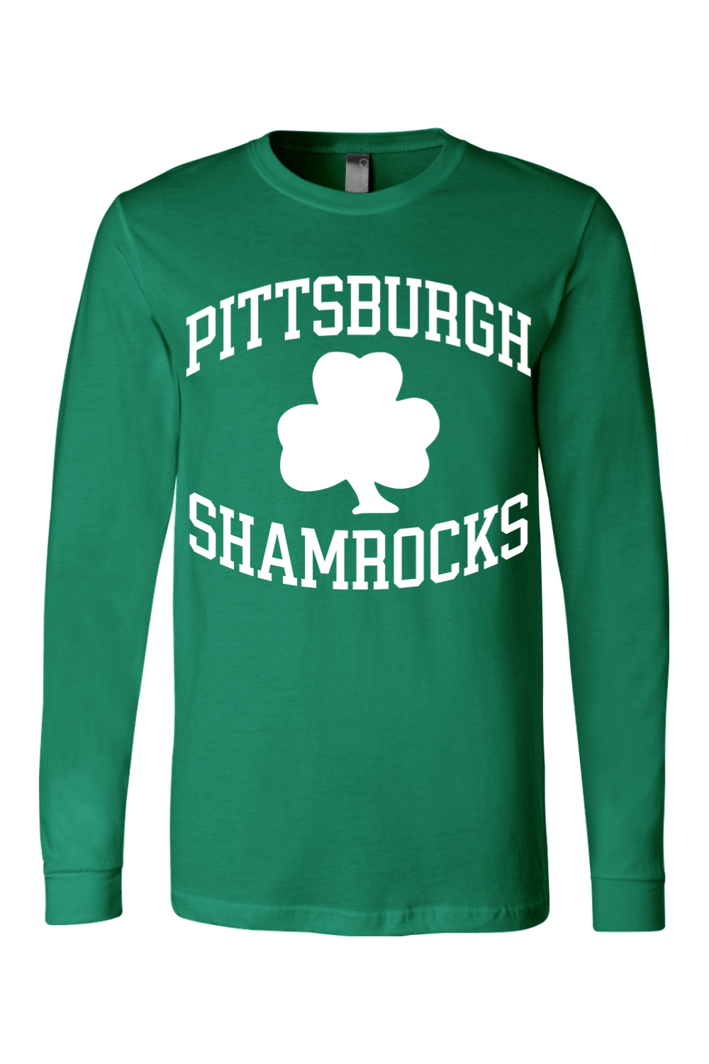 Pittsburgh Shamrocks Hockey - Long Sleeve Tee - Yinzylvania