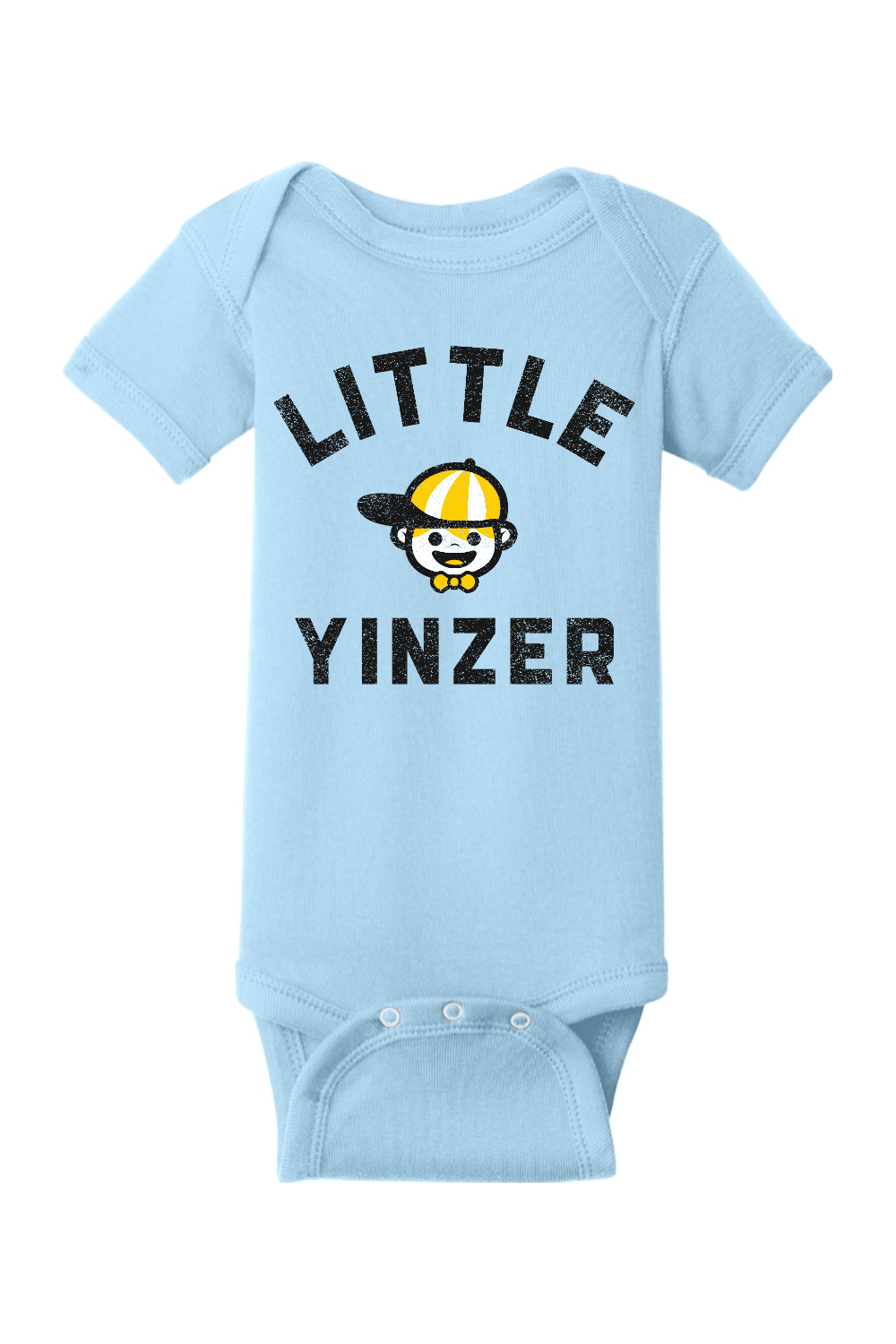 Little Yinzer - Infant Short Sleeve Baby Rib Bodysuit - Yinzylvania
