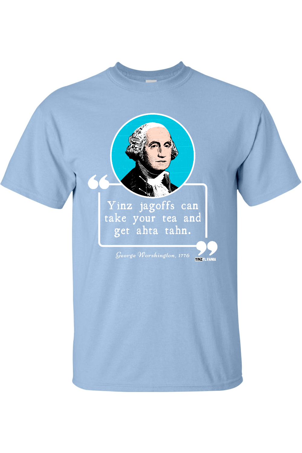 George Worshington - Gildan Heavy Cotton T-Shirt - Yinzylvania