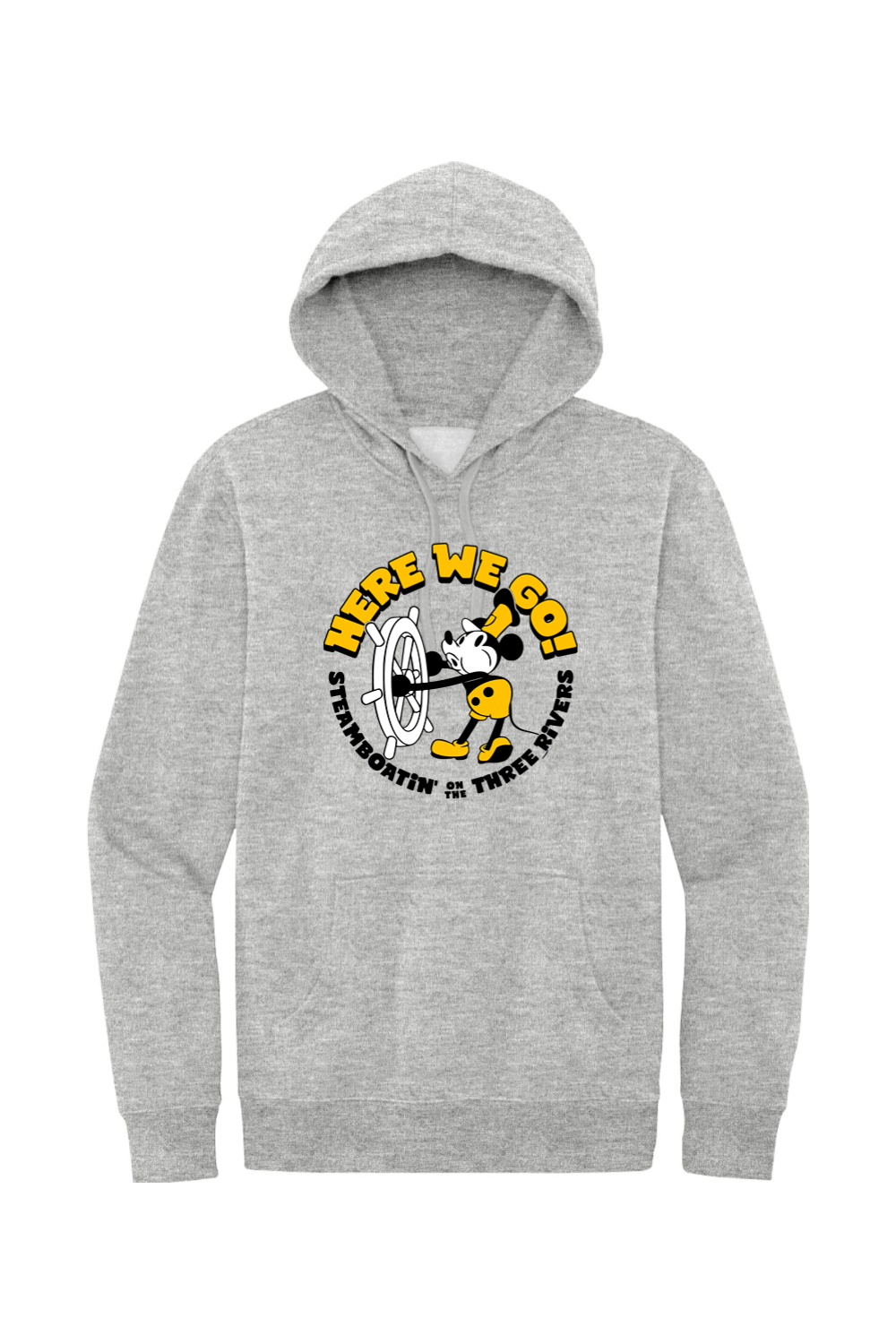 Steamboatin' on the Three Rivers - Fleece Hoodie - Yinzylvania