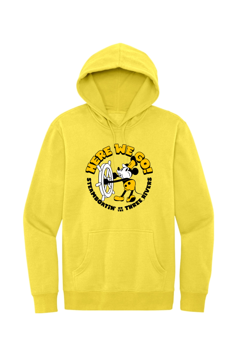 Steamboatin' on the Three Rivers - Fleece Hoodie - Yinzylvania