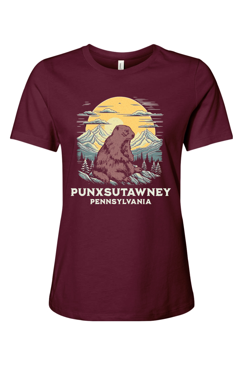 Punxsutawney Pennsylvania - Ladies Tee - Yinzylvania