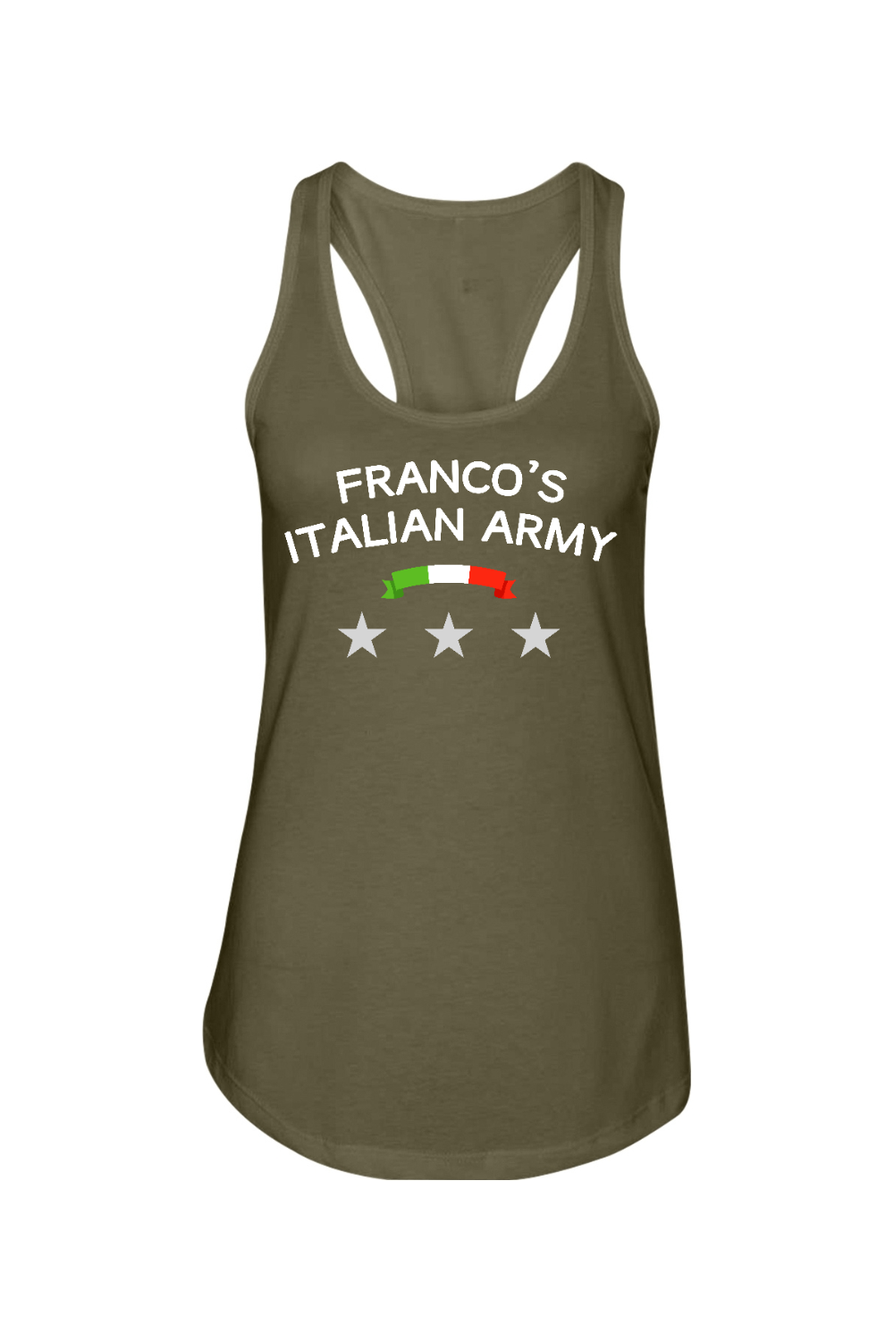 Franco's Italian Army - Ladies Racerback Tank - Yinzylvania