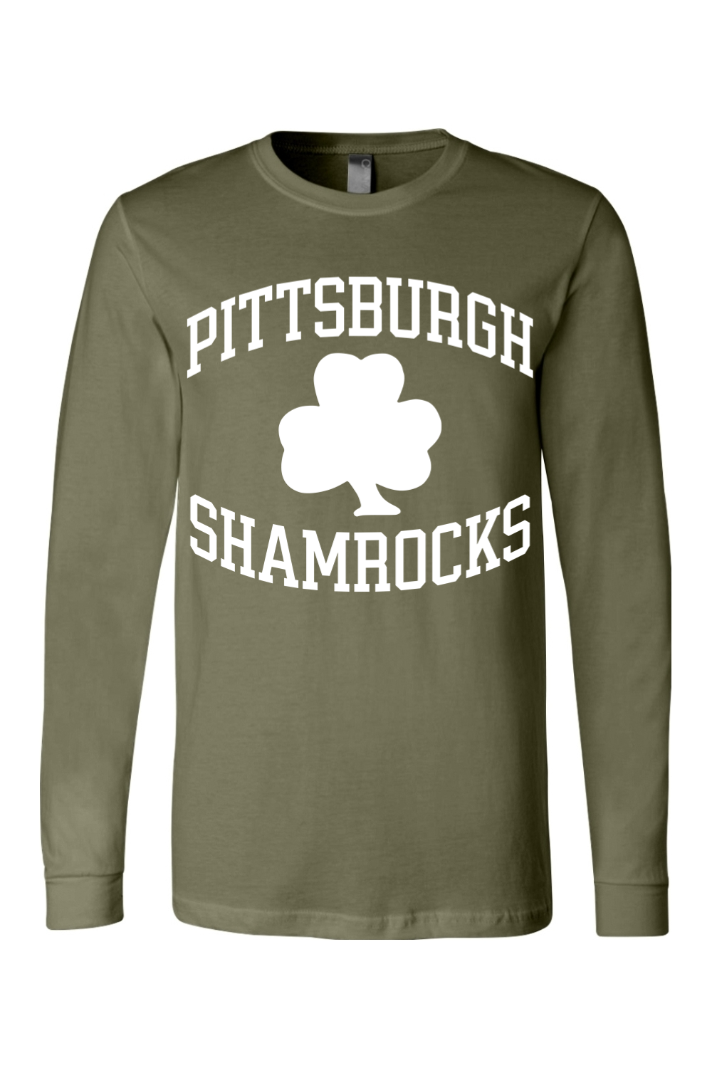 Pittsburgh Shamrocks Hockey - Long Sleeve Tee - Yinzylvania