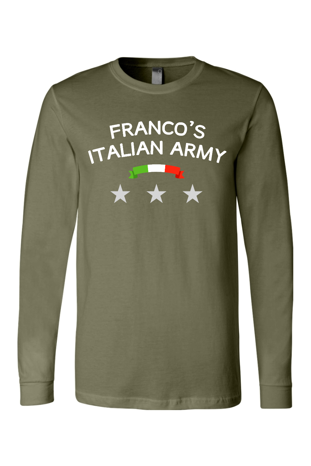 Franco's Italian Army - BELLA + CANVAS Unisex Jersey Long Sleeve Tee - Yinzylvania