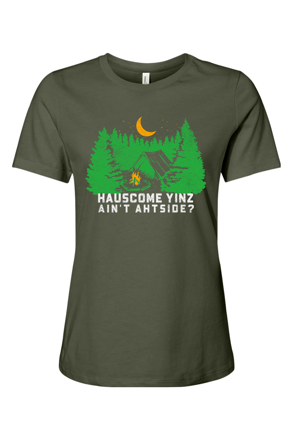 Hauscome Yinz Ain't Ahtside? - Ladies Tee - Yinzylvania