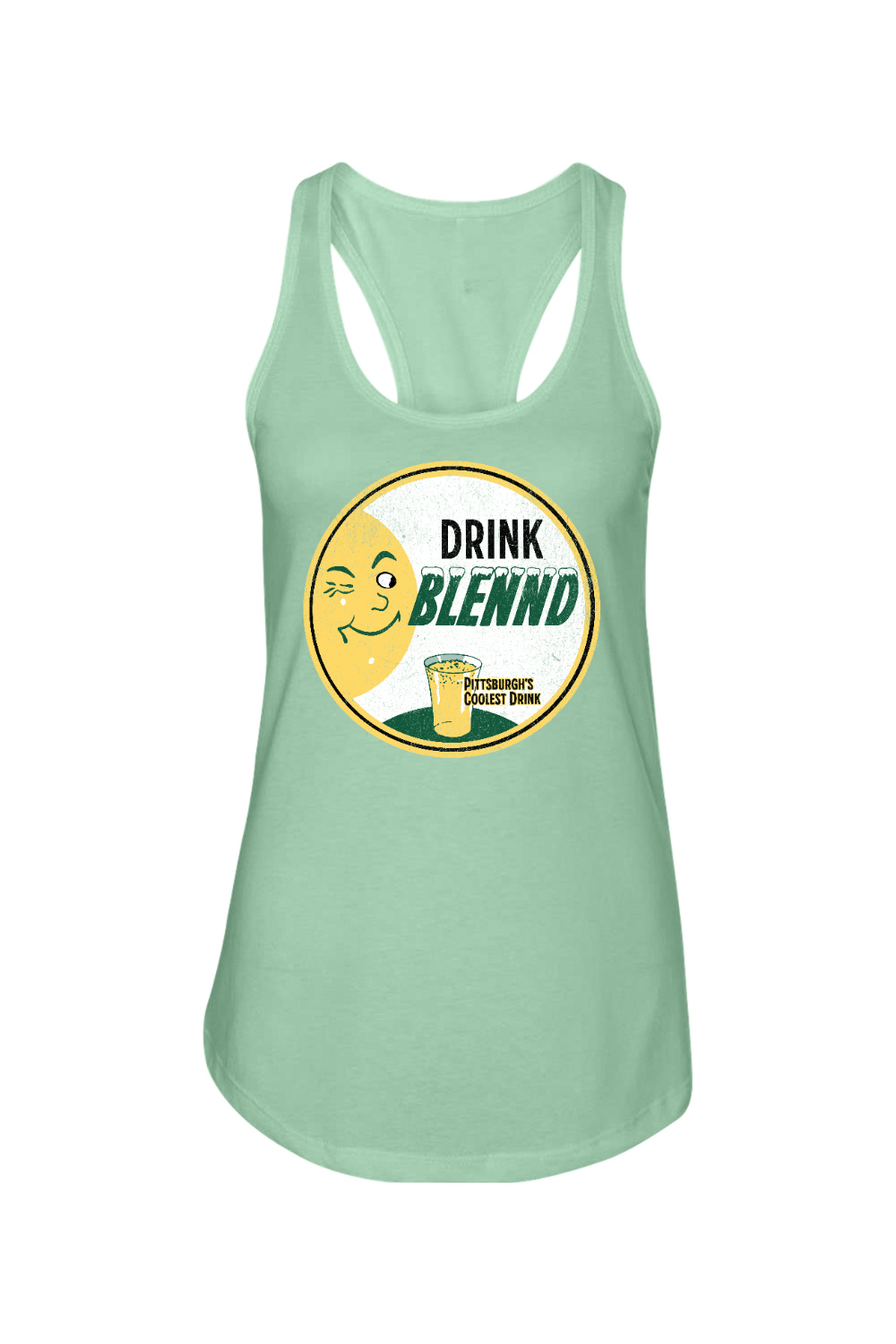 Drink Blennd Retro - Ladies Racerback Tank - Yinzylvania