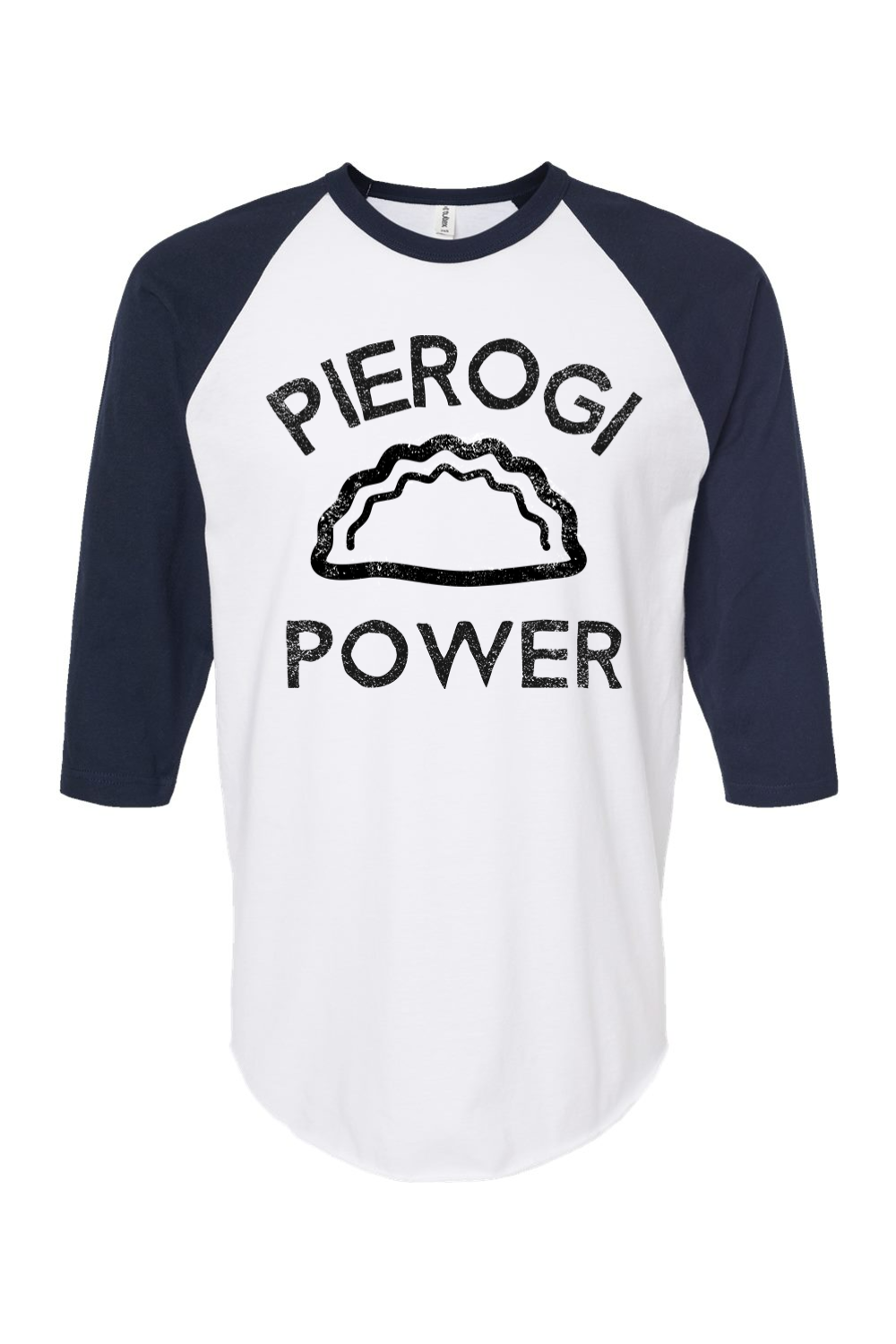 Pierogi Power - Raglan T-Shirt - Yinzylvania