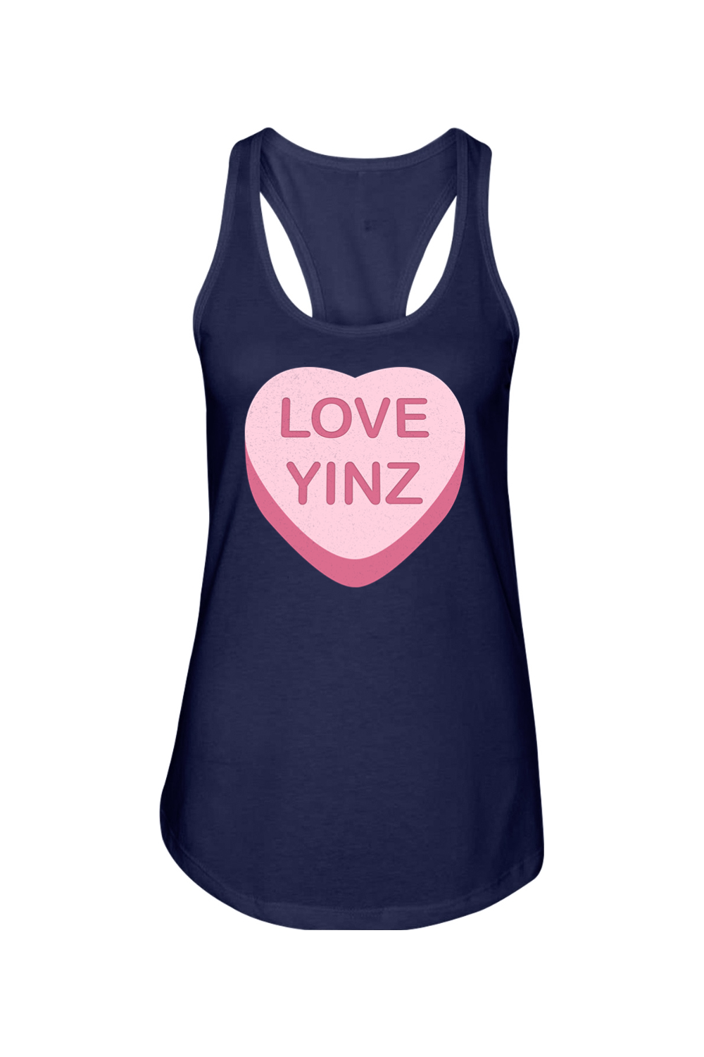 Love Yinz - Ladies Racerback Tank - Yinzylvania