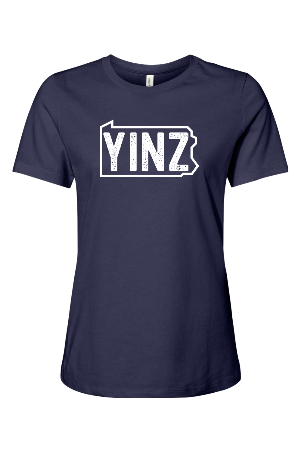 Yinzylvania White Logo - Ladies Tee - Yinzylvania