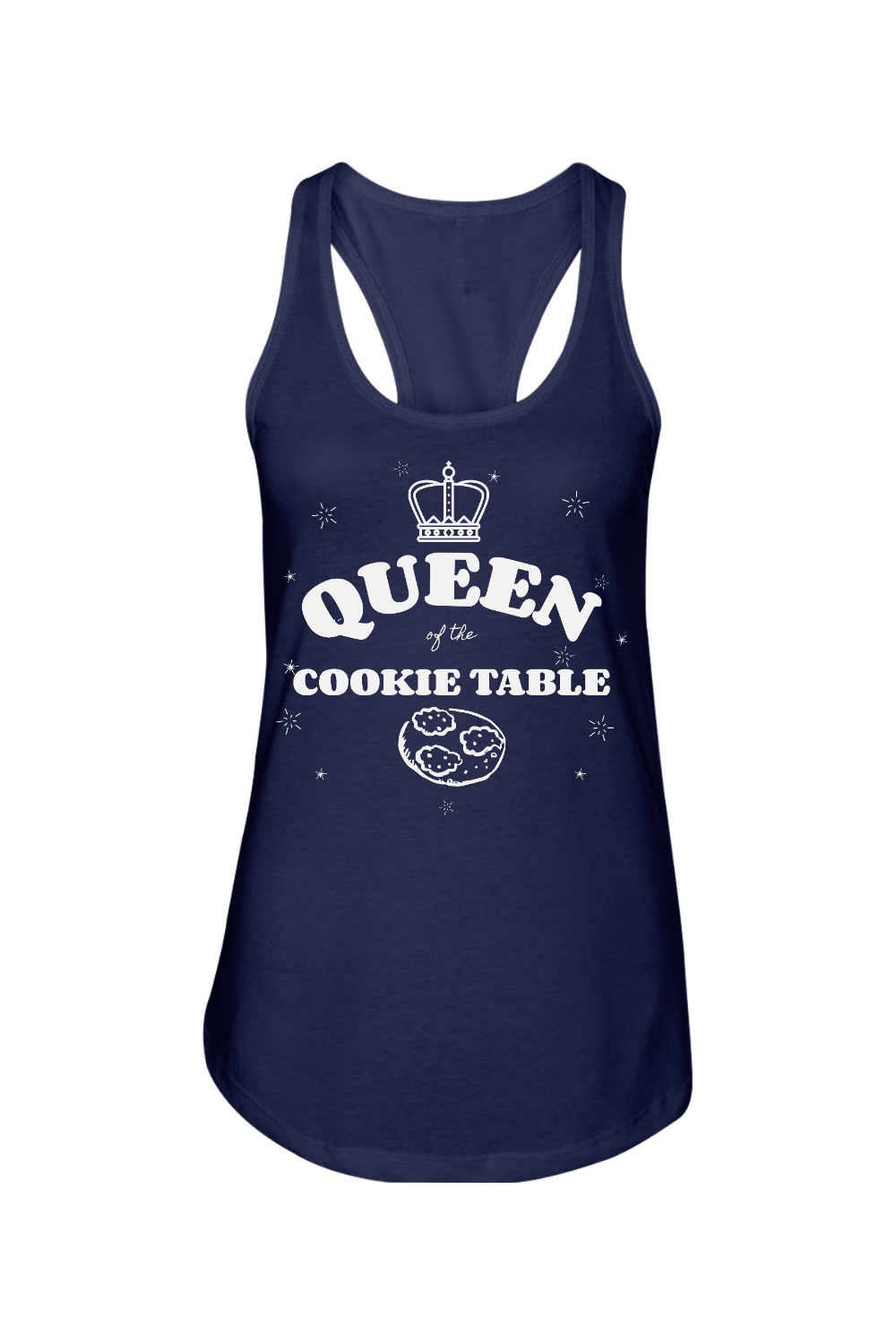 Queen of the Cookie Table - Ladies Racerback Tank - Yinzylvania