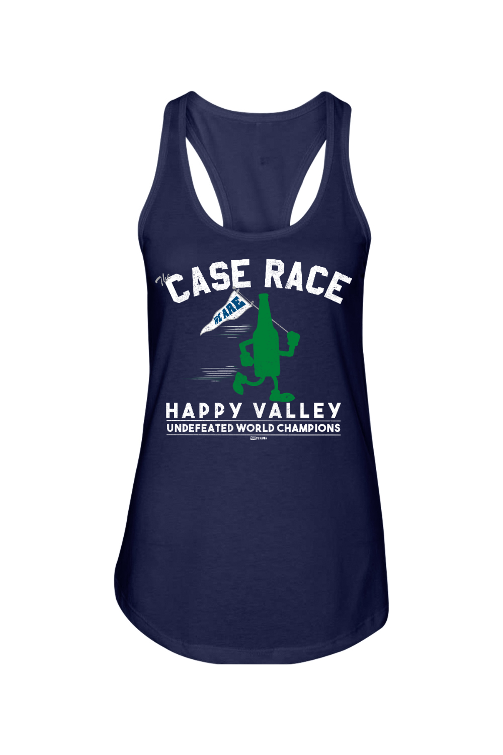 The Case Race - Happy Valley - Ladies Racerback Tank - Yinzylvania