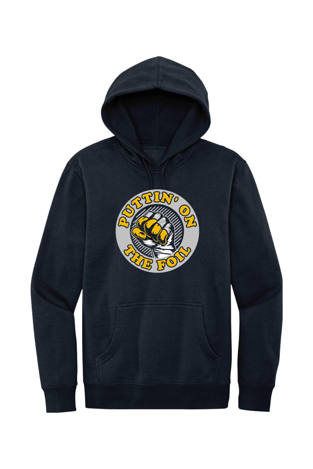 Puttin' on the Foil - Fleece Hoodie - Yinzylvania
