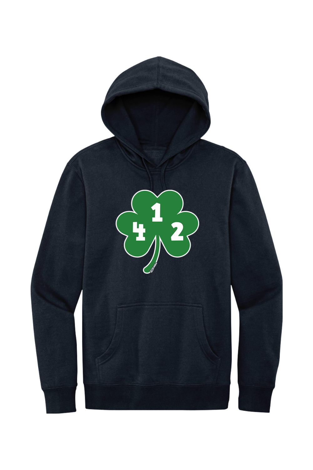 412 Shamrock - Fleece Hoodie - Yinzylvania