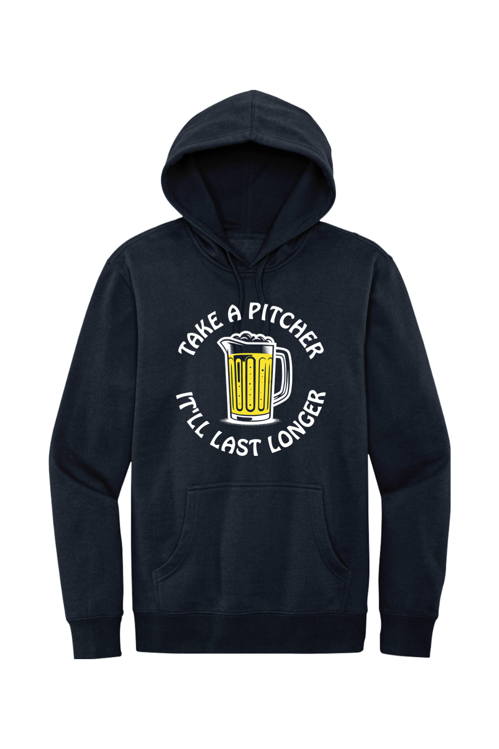 Take a Pitcher, It'll Last Longer - Fleece Hoodie - Yinzylvania
