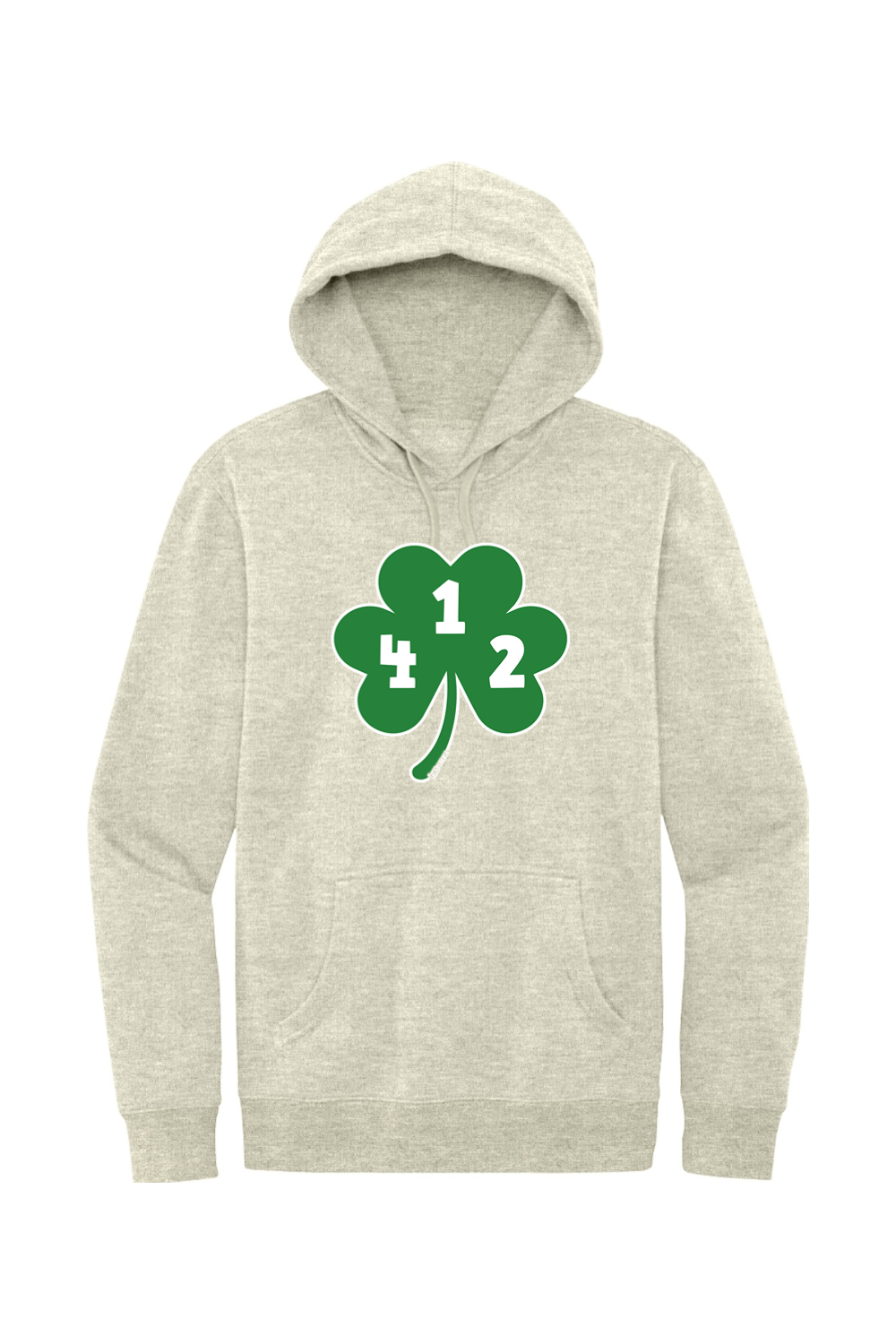 412 Shamrock - Fleece Hoodie - Yinzylvania