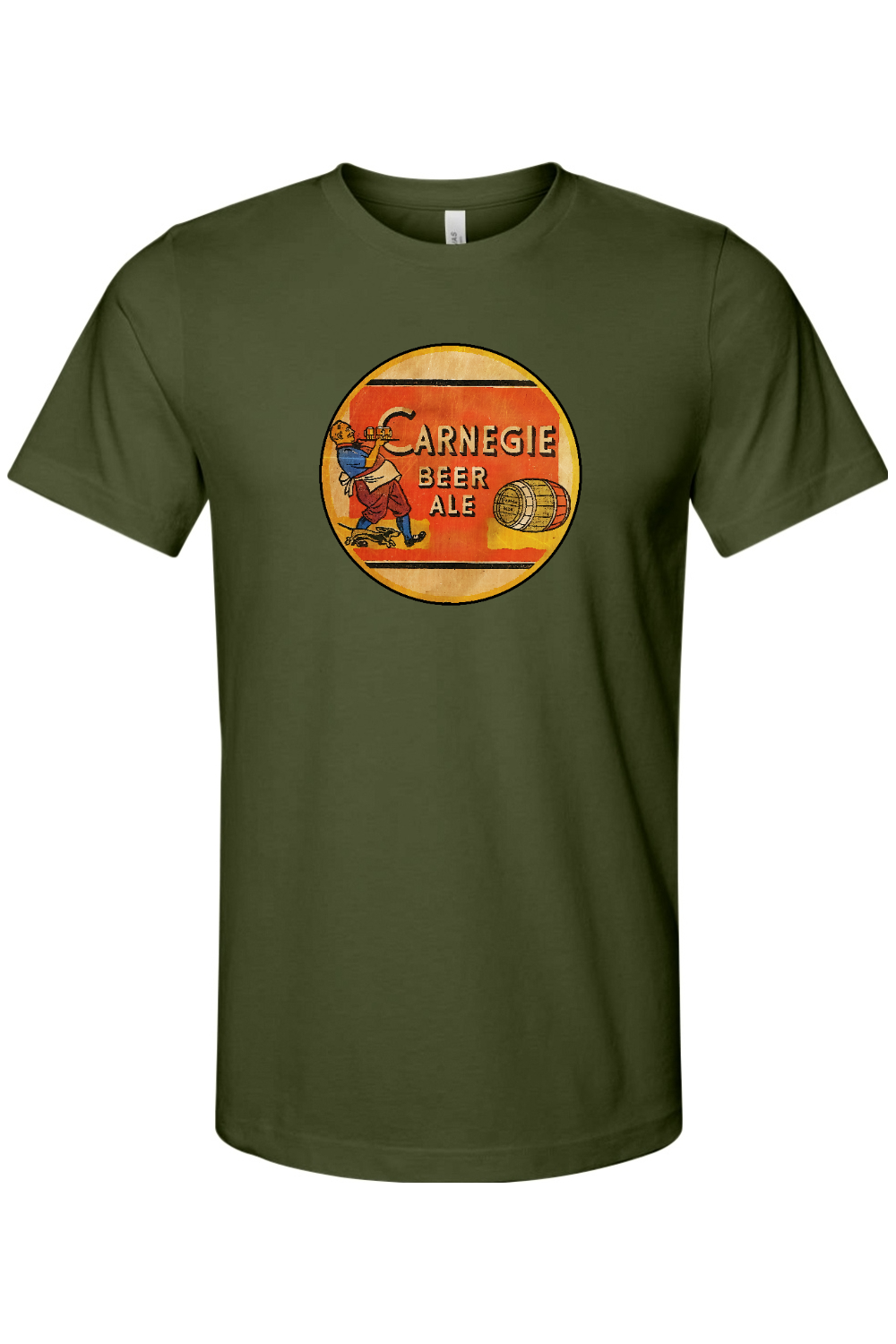 Carnegie Beer - Bella + Canvas Jersey Tee - Yinzylvania