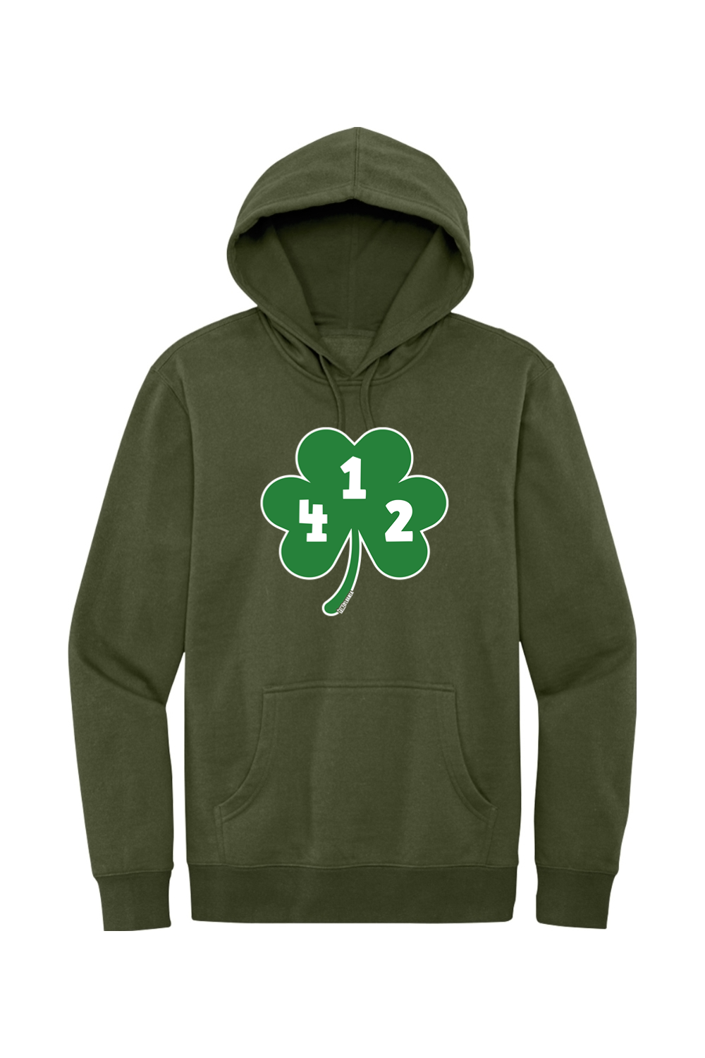 412 Shamrock - Fleece Hoodie - Yinzylvania