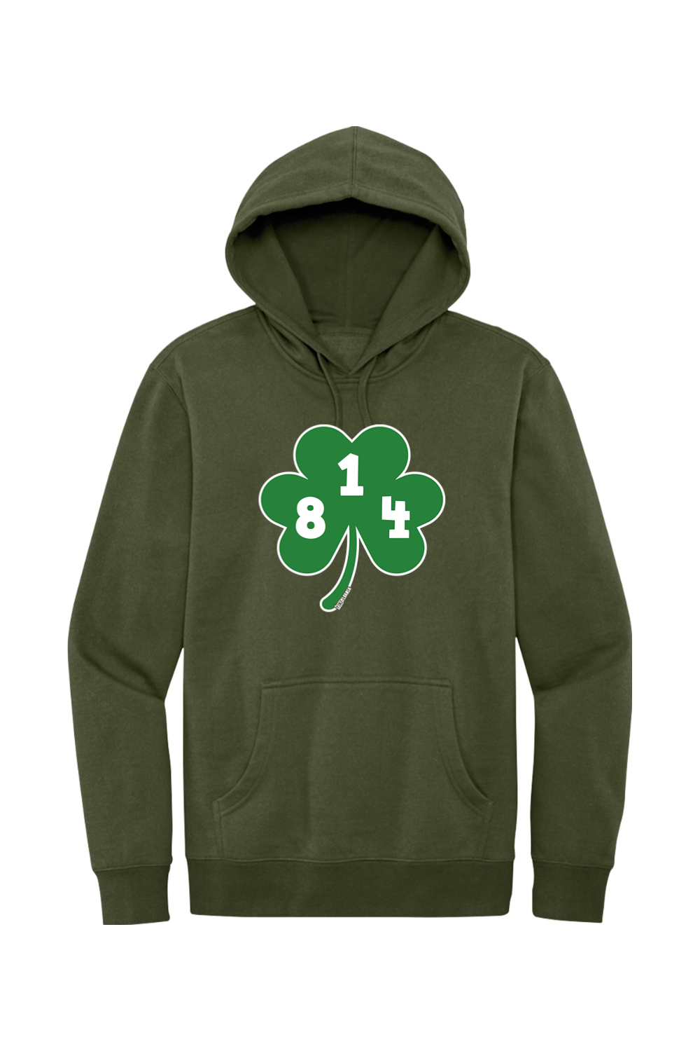 814 Shamrock - Fleece Hoodie - Yinzylvania