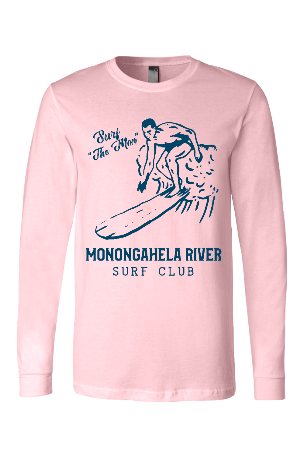 Monongahela River Surf Club - Long Sleeve Tee - Yinzylvania