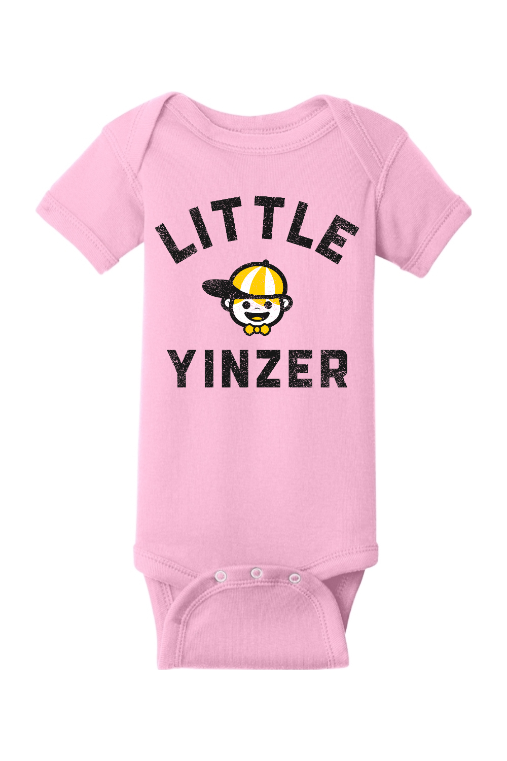 Little Yinzer - Infant Short Sleeve Baby Rib Bodysuit - Yinzylvania