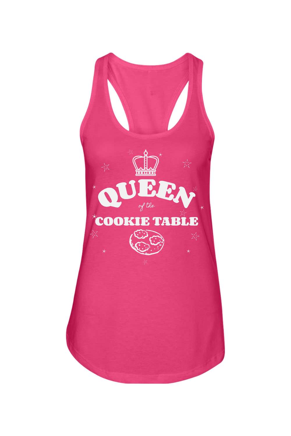 Queen of the Cookie Table - Ladies Racerback Tank - Yinzylvania