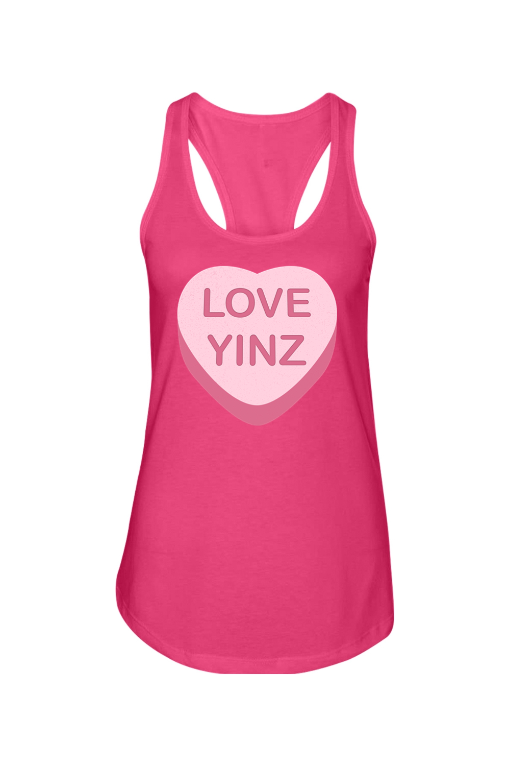 Love Yinz - Ladies Racerback Tank - Yinzylvania