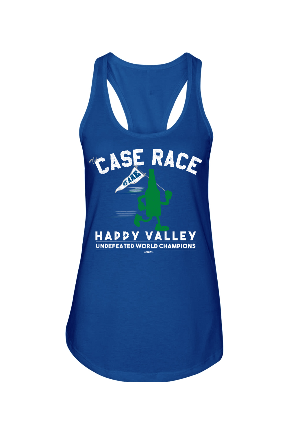The Case Race - Happy Valley - Ladies Racerback Tank - Yinzylvania