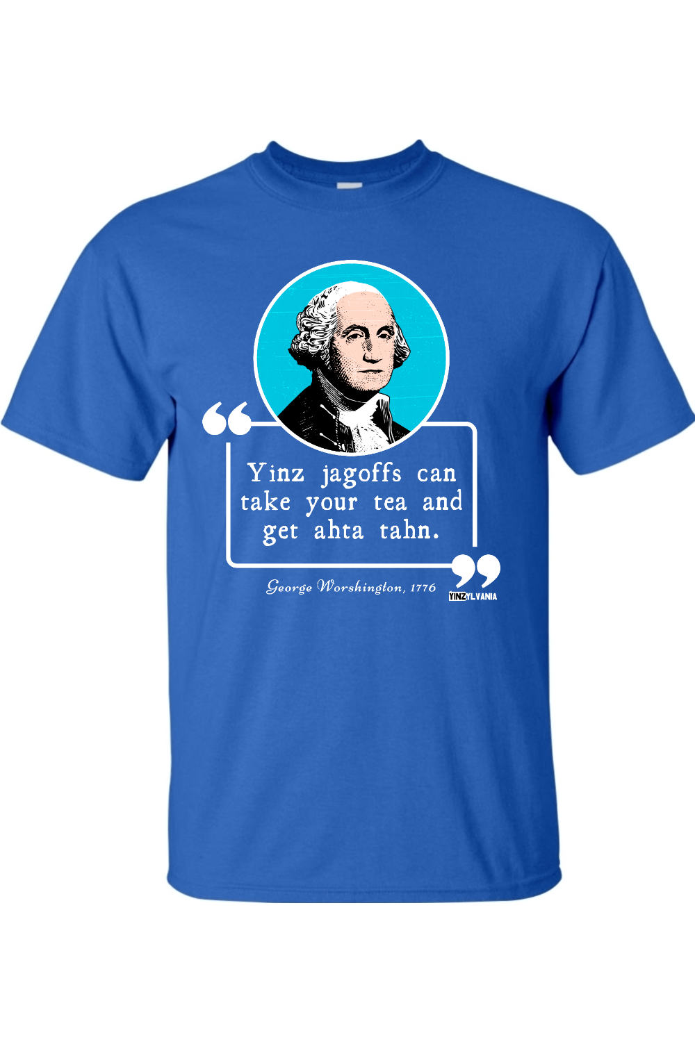 George Worshington - Gildan Heavy Cotton T-Shirt - Yinzylvania