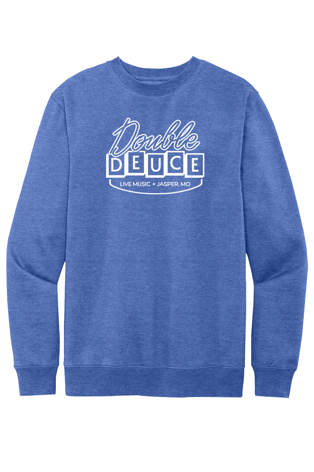 Double Deuce - Live Music Bar (Road House) - Fleece Crewneck Sweatshirt - Yinzylvania