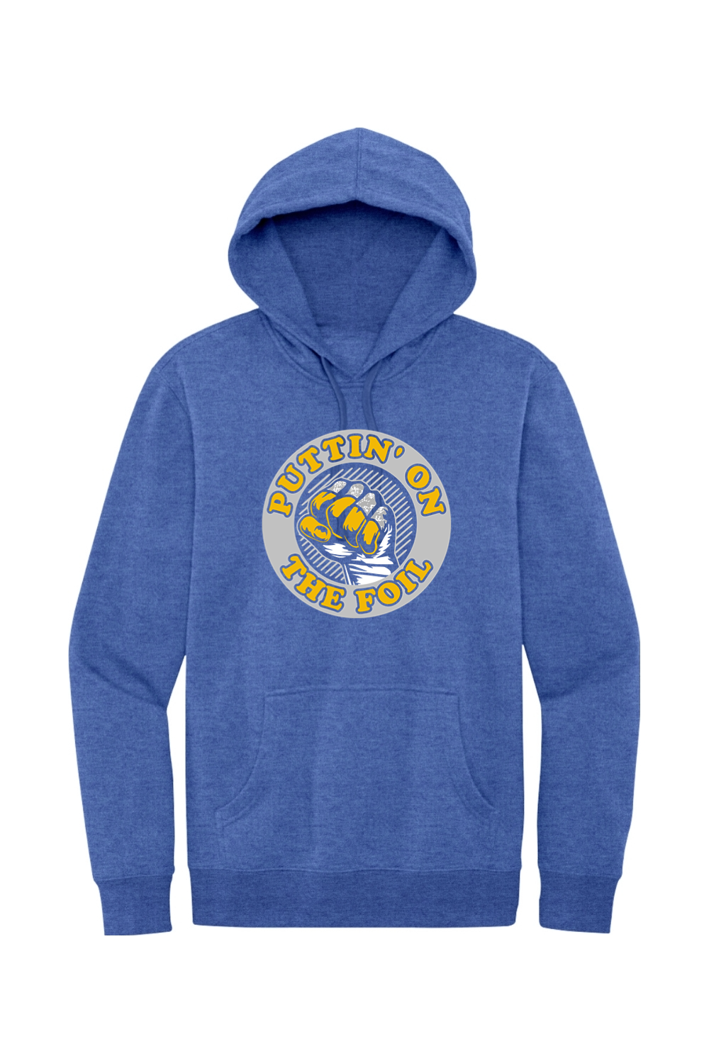 Puttin' on the Foil - Fleece Hoodie - Yinzylvania
