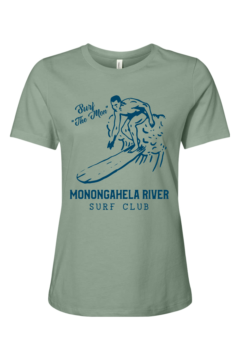 Monongahela River Surf Club - Ladies Tee - Yinzylvania