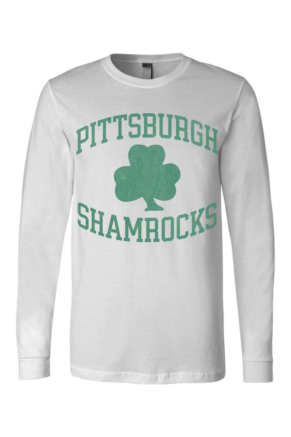 Pittsburgh Shamrocks Hockey - Long Sleeve Tee - Yinzylvania