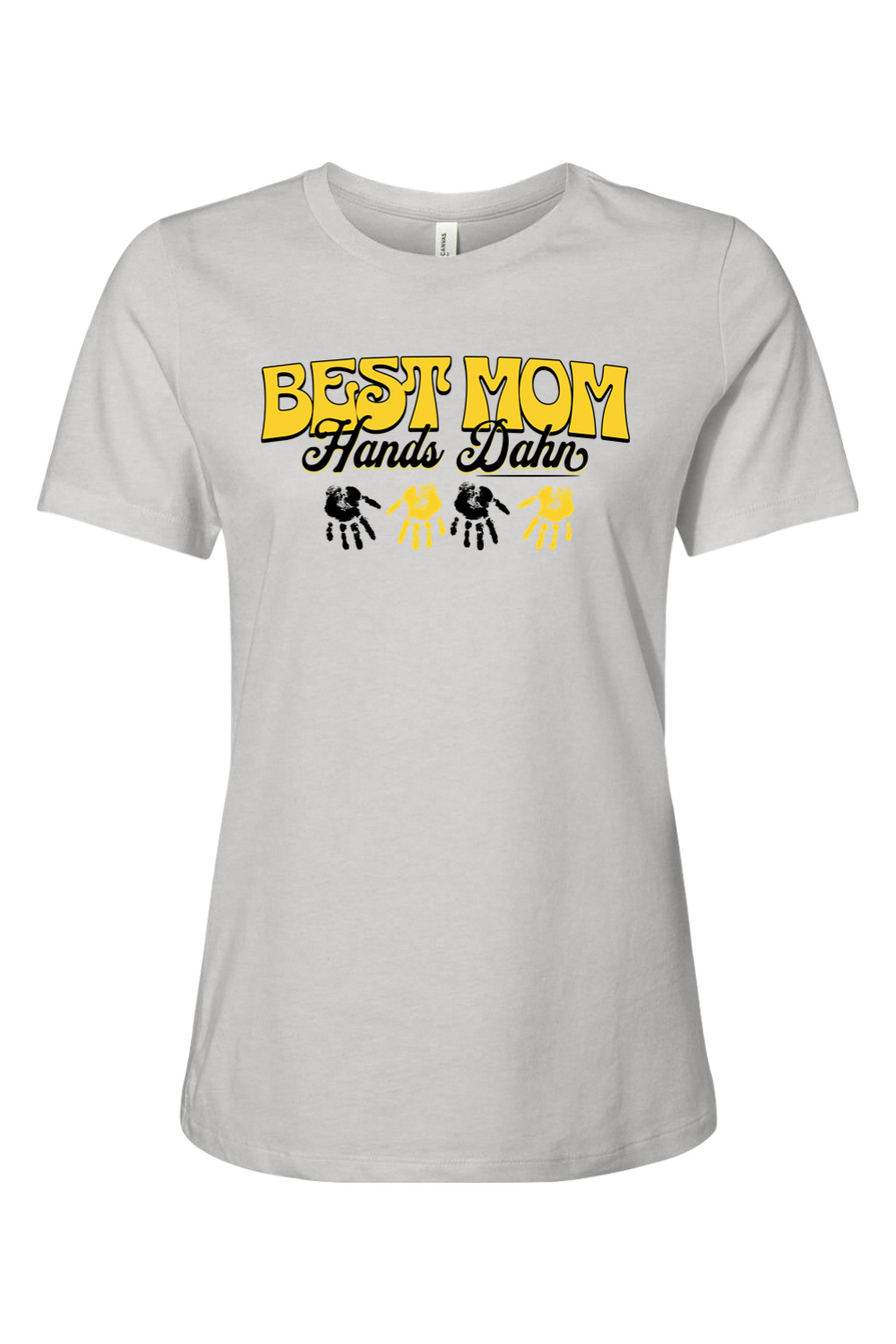 Best Mom Hands Dahn - Ladies Tee - Yinzylvania