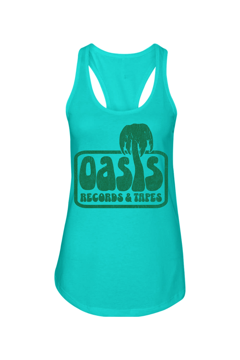 Oasis Records & Tapes - Ladies Racerback Tank - Yinzylvania