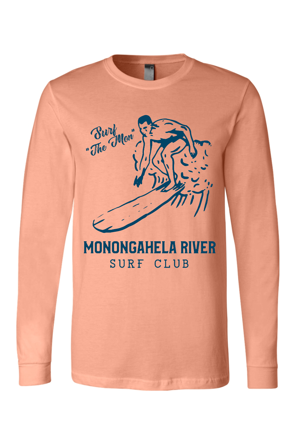 Monongahela River Surf Club - Long Sleeve Tee - Yinzylvania