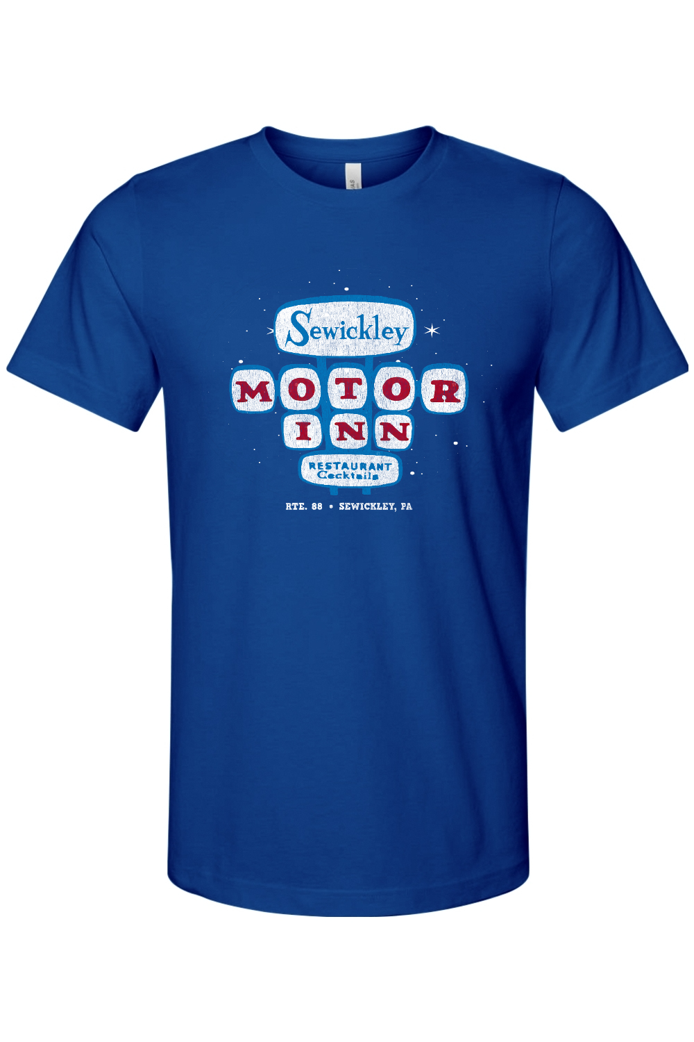 Sewickley Motor Inn - Bella + Canvas Jersey Tee - Yinzylvania